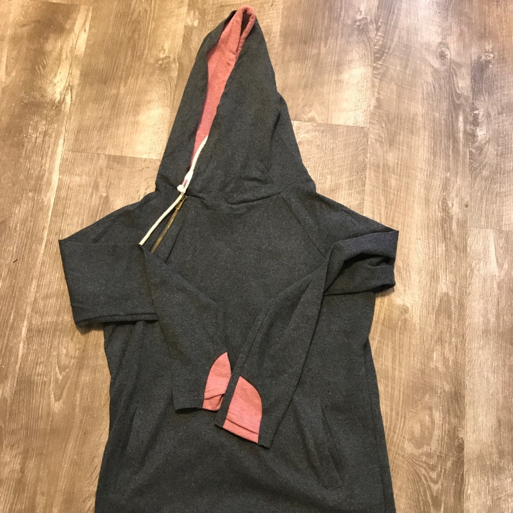 Ampersand Avenue Double Hoodie “Pinky Promise”